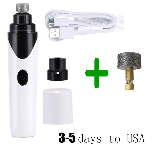 Rechargeable USB Charging Electric Dog Nail Clippers Dog Nail Grinders Pet Quiet Cat Paws Nail Grooming Trimmer Tools