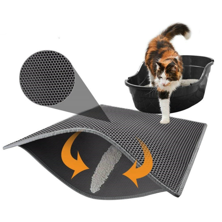 Order the Best Double Layer Waterproof Cat Litter Mat - Pet Super Market